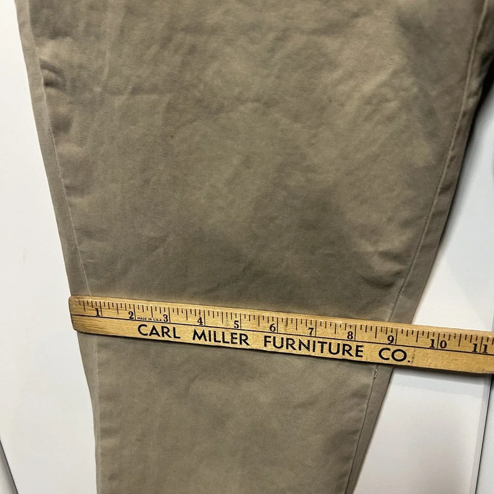 Polo Ralph Lauren Mens Slim Fit Khaki Chino Pants Tan 32/30 Cotton Trousers